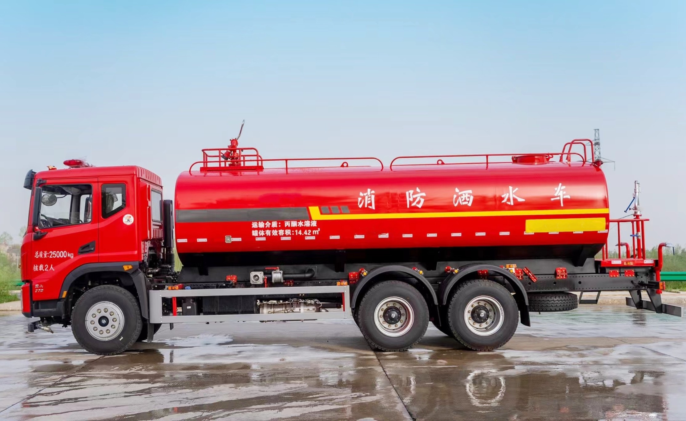 東風(fēng)華神DV5后雙橋消防灑水車