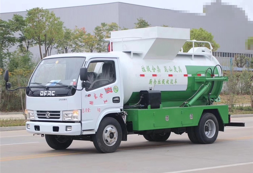 東風(fēng)多利卡罐式4方餐廚垃圾車(chē)