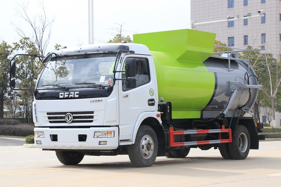 東風(fēng)大多利卡D7罐式6方餐廚垃圾車(chē)