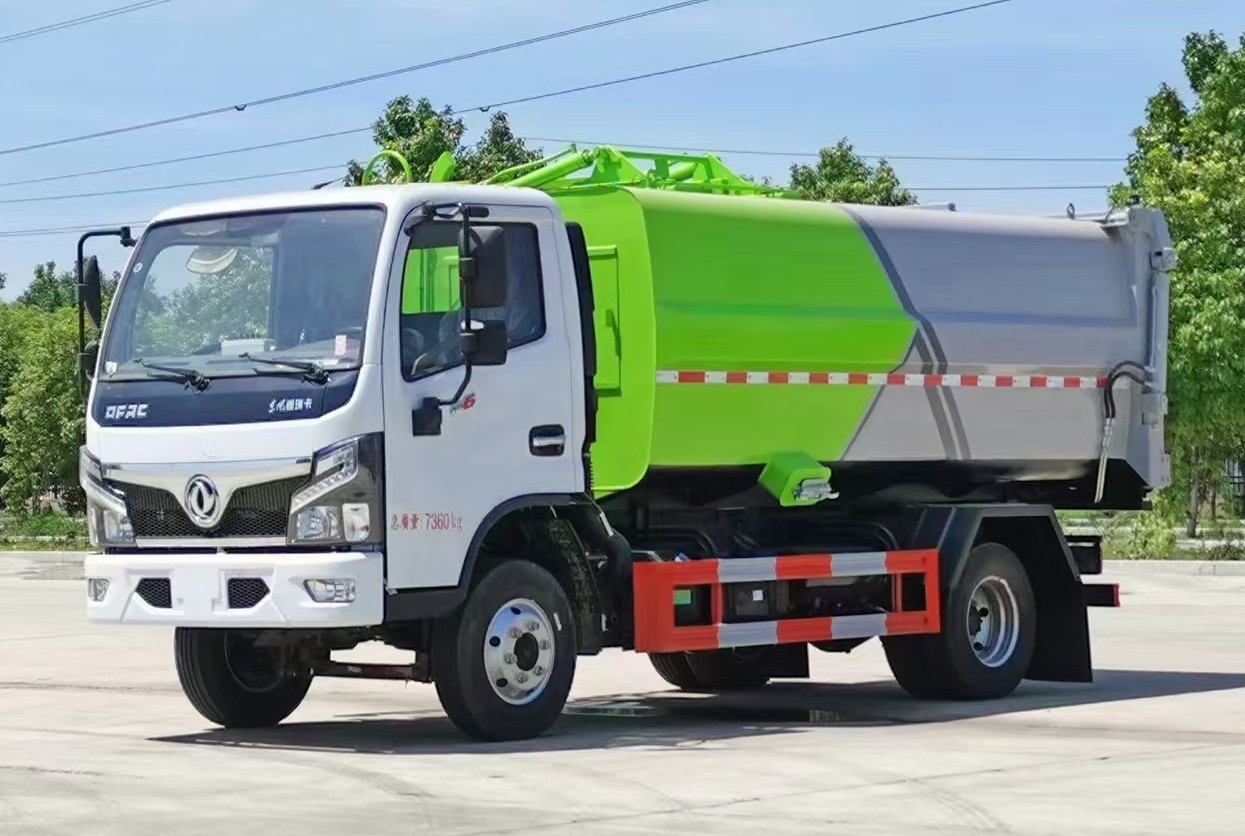 東風福瑞卡6方側裝壓縮式垃圾車