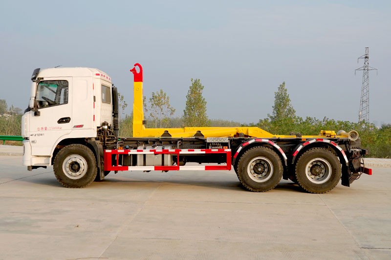 陜汽軒德后雙橋套臂垃圾車 20噸