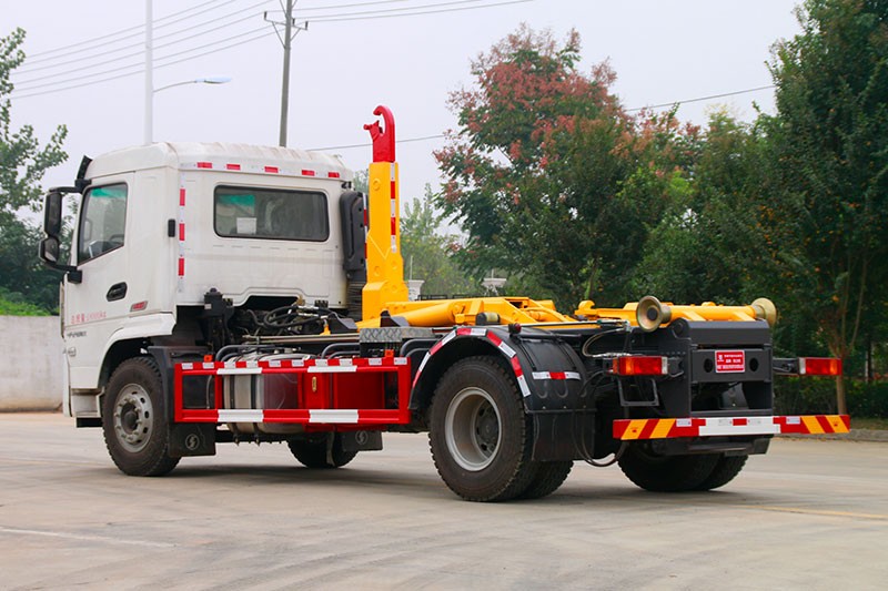 陜汽軒德翼6勾臂垃圾車 12方