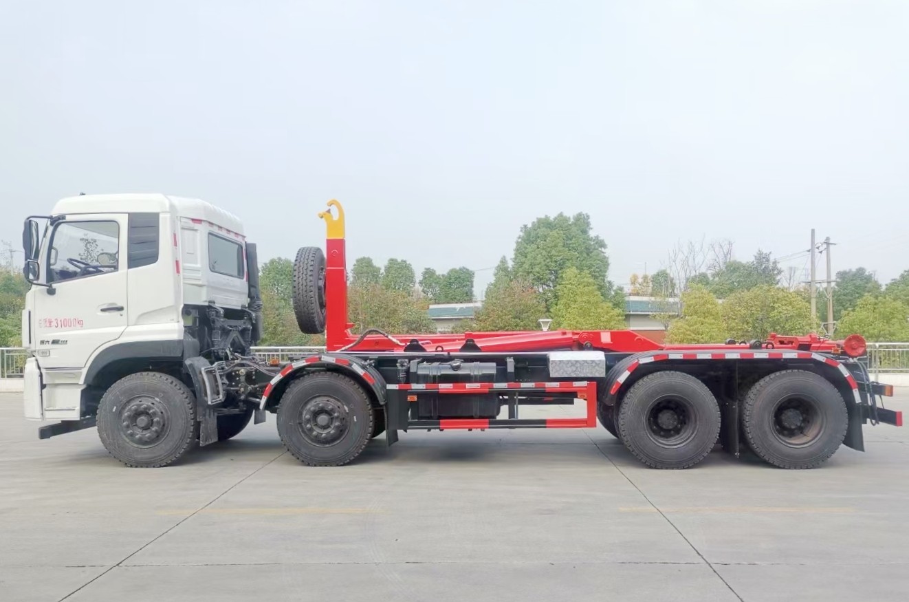 東風(fēng)天龍VL8x4勾臂垃圾車25噸  