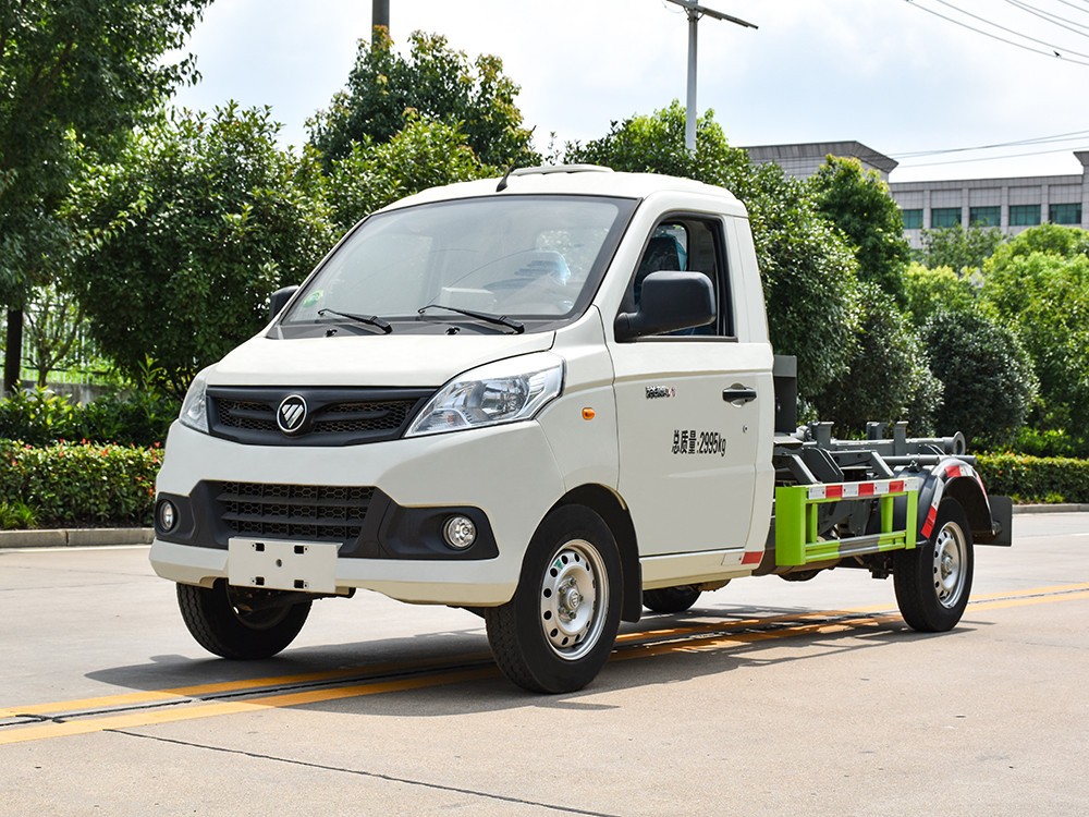 福田祥菱V1勾臂垃圾車 3方