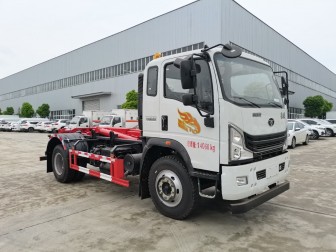 重汽豪曼黃牌16噸勾臂垃圾車(chē)